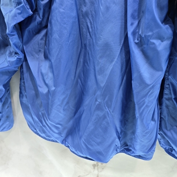 Marmot Rain Jacket Womens Large Blue Shell Water Resistant Fleece Lined Wind - Picture 8 of 14